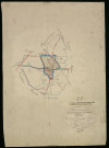 Plan du cadastre napoléonien - Omiecourt : tableau d'assemblage