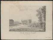 Vue du château de Rambouillet, département de Seine-et-Oise