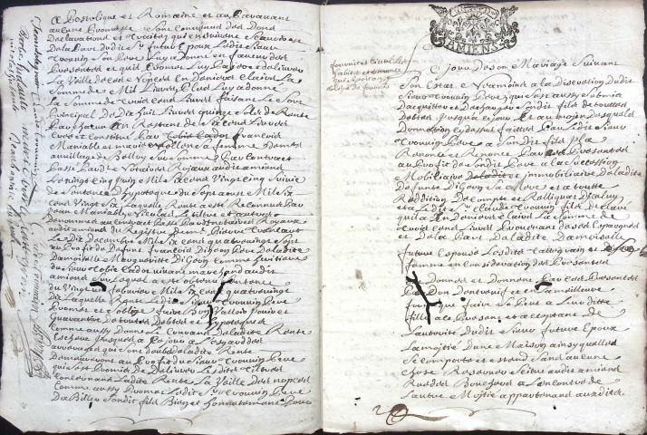 Etude de Me Claude Delewarde à Amiens (étude n°14). Minutes de l'année 1717