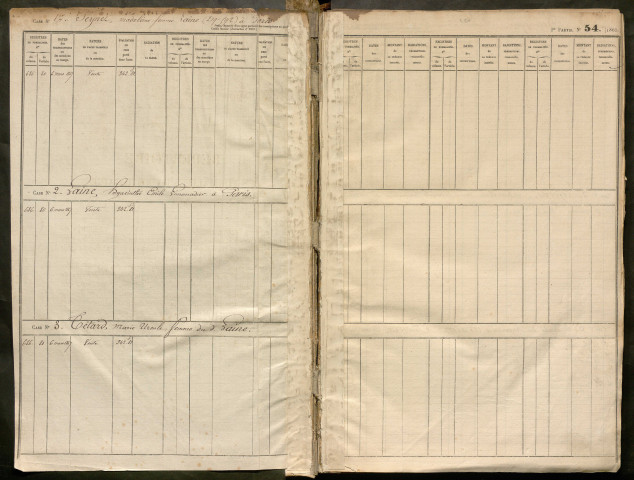 Répertoire des formalités hypothécaires, du 06/03/1867 au 19/07/1867, registre n° 220 (Péronne)