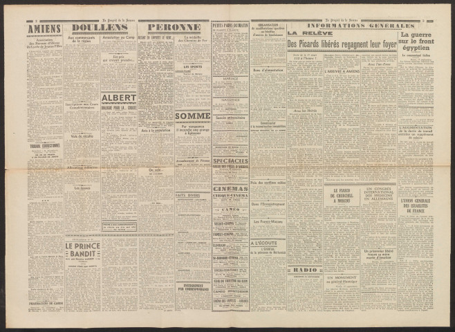 Le Progrès de la Somme, numéro 22769, 19 septembre 1942
