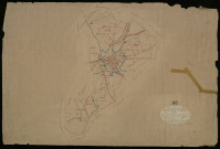 Plan du cadastre napoléonien - Roisel : tableau d'assemblage