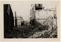 Amiens. Ruines après les bombardements de 1940