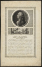 Caritat de Condorcet, Député à la convention Nationale, mort le 28 mars 1793. An 6 de la République. Condorcet se donnant la mort dans une prison
