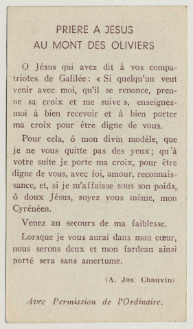 Ô Jésus Miséricordieux notre coeur aidez-nous à porter notre croix