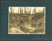 Près de Fay (Somme), le Bois des Fermes. Le terrain conquis a été consolidé et aménagé par les soldats français