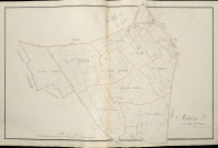 Plan du cadastre napoléonien - Atlas cantonal - Vermandovillers : Bois Saint Médard (Le), D