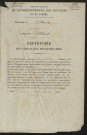 Répertoire des formalités hypothécaires, du 10/11/1909 au 06/04/1910, registre n° 415 (Abbeville)