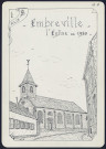 Embreville : l'église en 1980 - (Reproduction interdite sans autorisation - © Claude Piette)
