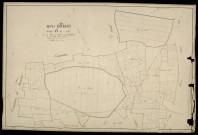 Plan du cadastre napoléonien - Mons-Boubet (Mons-Boubert) : Bois de Boubert (Le) ; Fief delattre (Le), D2