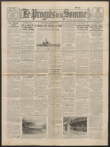 Le Progrès de la Somme, numéro 18670, 11 octobre 1930