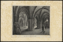 Crypte de l'église de l'ancienne abbaye de Notre Dame à Ham. Picardie