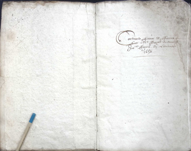 Etude de Me Jean-Baptiste Trencart à Amiens (étude n°12). Minutes de l'année 1656