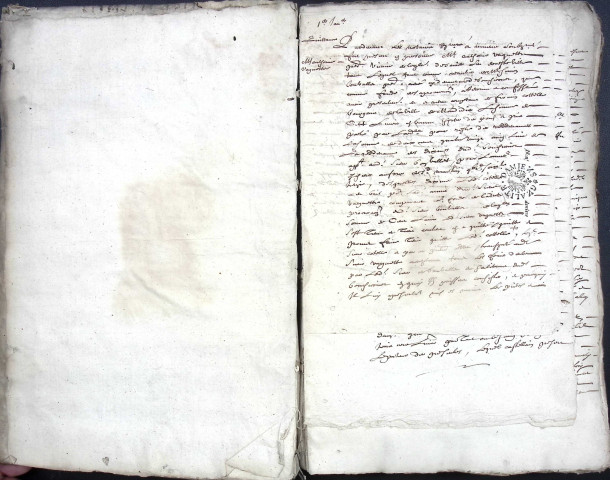 Etude de Me François Lecaron à Amiens (étude n°11). Minutes de l'année 1675