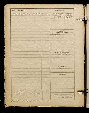 Fouache, Gaston Edmond Gustave, né le 11 septembre 1898 à Ailly-sur-Somme (Somme), classe 1918, matricule n° 149, Bureau de recrutement d'Amiens