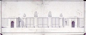 Projet de reconstruction de la porte dite de Noyon de la ville d'Amiens