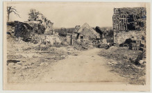 Village de Craonnelle détruit par les bombardements