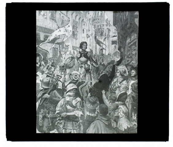 Jeanne d'Arc - entrée à Orléans - par Pille