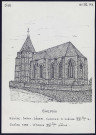 Chepoix (Oise) : église Saint-Léger, clocher à flèche XVIe - (Reproduction interdite sans autorisation - © Claude Piette)