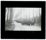 72e de ligne, route de Longpré-les-Amiens - avril 1903