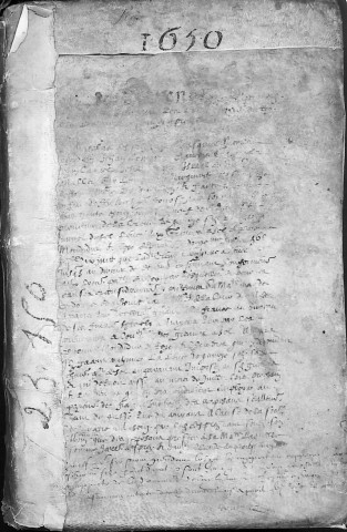 Etude de Me Antoine Perdu à Amiens (étude n°26). Minutes de l'année 1650