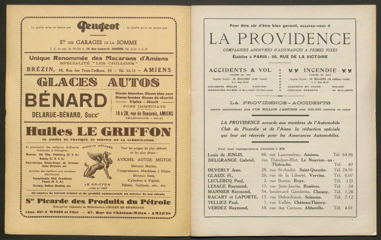 L'Automobile au Pays Picard. Revue mensuelle de l'Automobile-Club de Picardie et de l'Aisne, 325, octobre 1938