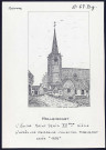 Hallencourt : église Saint-Denis - (Reproduction interdite sans autorisation - © Claude Piette)