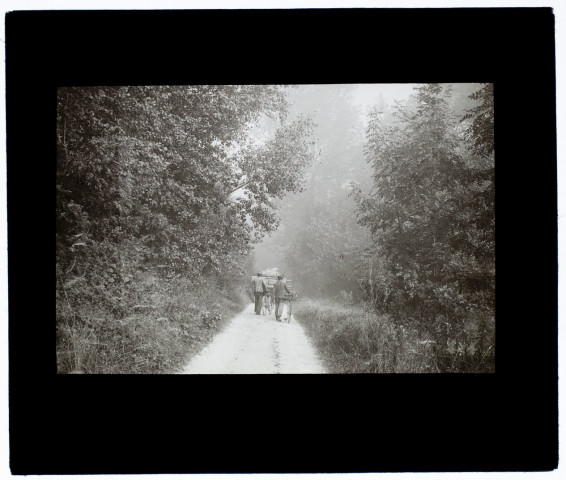 Chemin de Fouencamps à Hailles - octobre 1926
