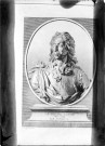 Portrait du Grand Condé en buste de Coysevox, d'après une gravure