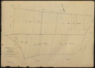 Plan du cadastre rénové - Bernaville : section ZR