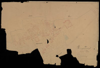 Plan du cadastre napoléonien - Moyencourt-Les-Poix (Moyencourt) : Chef-lieu (Le), B