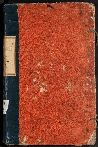 Maison d'arrêt d'Abbeville. Prévenus, condamnés et détenus. Registre d'écrou : sans numéro d'écrou. 22 septembre 1809 - 20 octobre 1810