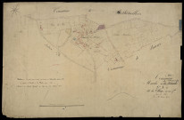 Plan du cadastre napoléonien - Marche-Allouarde (Marché à la Warde) : Village (Le), A