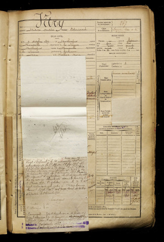 Vitry, Désiré Arsène Edouard, né le 09 octobre 1877 à Boisbergues (Somme), classe 1897, matricule n° 267, Bureau de recrutement d'Abbeville