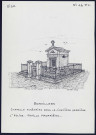Bonvillers (Oise) : chapelle funéraire dans le cimetière - (Reproduction interdite sans autorisation - © Claude Piette)