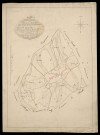 Plan du cadastre napoléonien - Bourseville : tableau d'assemblage