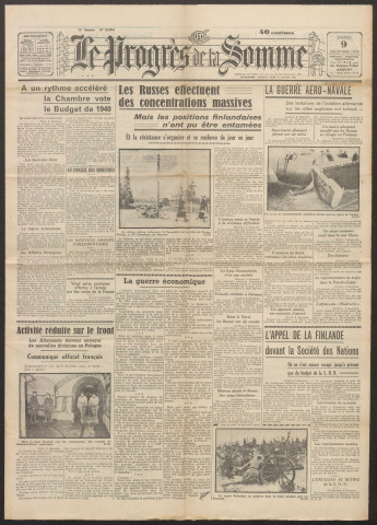 Le Progrès de la Somme, numéro 21994, 9 décembre 1939
