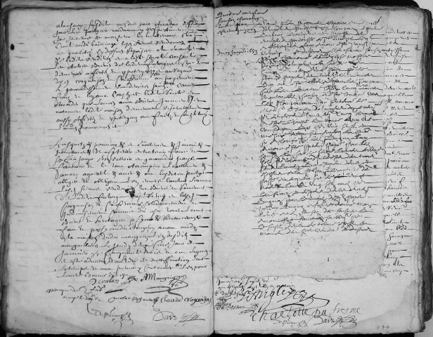 Etude de Me Jean Daiz à Amiens (étude n°22). Minutes de l'année 1653