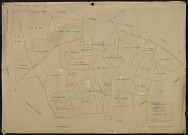 Plan du cadastre rénové - Ercourt : section B