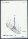 Eu : calvaire, sentier d'accès à la chapelle Saint-Laurent - (Reproduction interdite sans autorisation - © Claude Piette)