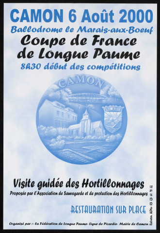 Coupe de France de Longue paume à Camon le 6 août 2000 au ballodrome le Marais-aux-Boeuf