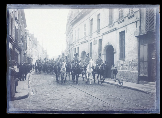 Entrée du Général Lebatisse - octobre 1904 - 3e Chasseurs à cheval