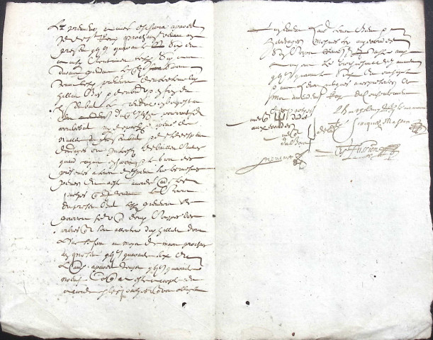 Etude de Me François De Saint-Fuscien à Amiens (étude n°18). Minutes de l'année 1646