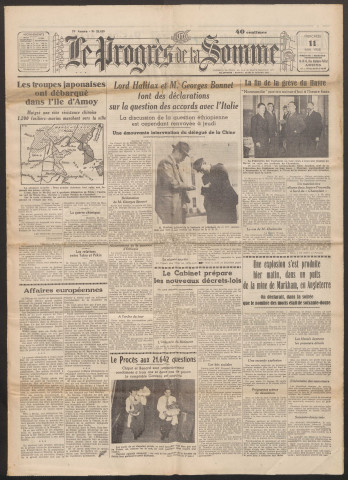 Le Progrès de la Somme, numéro 21419, 11 mai 1938