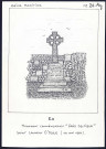 Eu (Seine-Maritime) : monument commémoratif « croix celtique » - (Reproduction interdite sans autorisation - © Claude Piette)