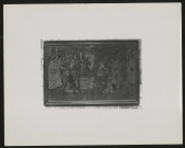 Soissons. Fragment de la tapisserie donnée à la cathédrale par Jean Millet, Evêque de Soissons, qui occupa ce siège de 1443 à 1502