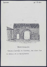 Bertangles : porte d'entrée du château avec niche vide - (Reproduction interdite sans autorisation - © Claude Piette)