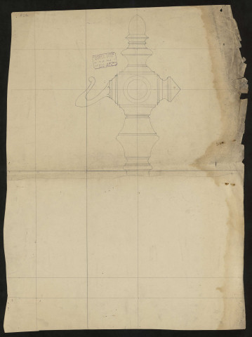 Détail architectural d'un tombeau