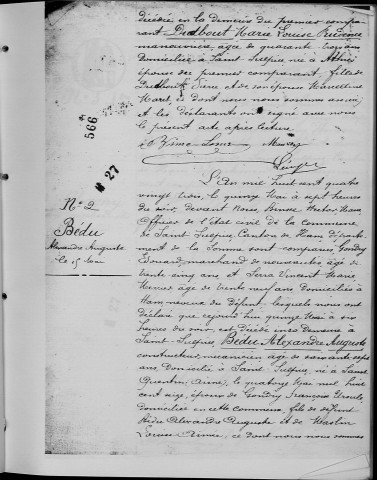 Saint-Sulpice : décès (1883-1892)