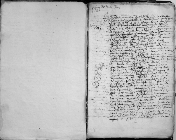 Etude de Me Jean Daiz à Amiens (étude n°22). Minutes de l'année 1645